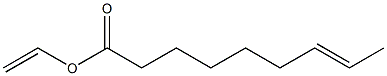 7-Nonenoic acid ethenyl ester Structure