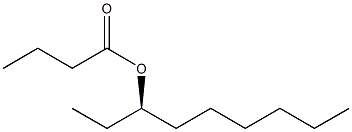 (+)-Butyric acid [(R)-nonane-3-yl] ester Structure