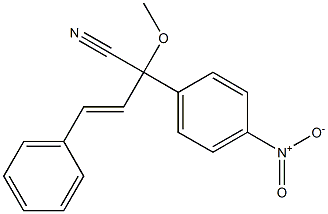 2-Methoxy-2-(4-nitrophenyl)-4-phenyl-3-butenenitrile