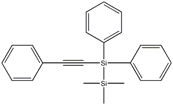 1-(Phenylethynyl)-1,1-diphenyl-2,2,2-trimethyldisilane Structure