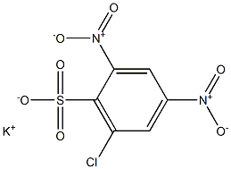 6-Chloro-2,4-dinitrobenzenesulfonic acid potassium salt,,结构式
