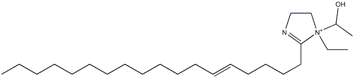 1-Ethyl-1-(1-hydroxyethyl)-2-(5-octadecenyl)-2-imidazoline-1-ium Structure