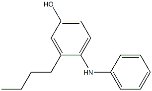 2-ブチル[イミノビスベンゼン]-4-オール 化学構造式
