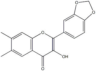 6,7-Dimethyl-3',4'-methylenebisoxyflavonol|