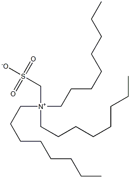 N,N-Dioctyl-N-sulfonatomethyl-1-octanaminium,,结构式