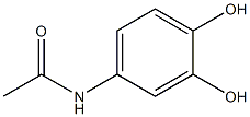 4-(Acetylamino)catechol Struktur