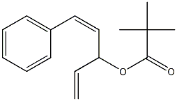 Pivalic acid (Z)-1-phenyl-1,4-pentadien-3-yl ester