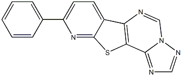  9-Phenylpyrido[3',2':4,5]thieno[2,3-e][1,2,4]triazolo[1,5-c]pyrimidine