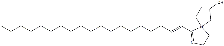 1-Ethyl-1-(2-hydroxyethyl)-2-(1-nonadecenyl)-2-imidazoline-1-ium 结构式