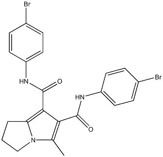 6,7-Dihydro-3-methyl-N,N'-bis(4-bromophenyl)-5H-pyrrolizine-1,2-dicarboxamide