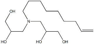 3,3'-(8-Nonenylimino)bis(propane-1,2-diol)