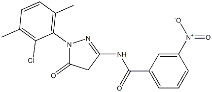 1-(2-Chloro-3,6-dimethylphenyl)-3-(3-nitrobenzoylamino)-5(4H)-pyrazolone