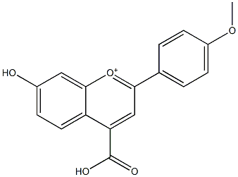 4-Carboxy-7-hydroxy-4'-methoxyflavylium