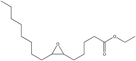 6,7-Epoxypentadecanoic acid ethyl ester Structure