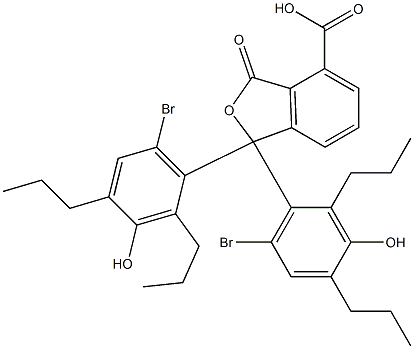  1,1-Bis(6-bromo-3-hydroxy-2,4-dipropylphenyl)-1,3-dihydro-3-oxoisobenzofuran-4-carboxylic acid