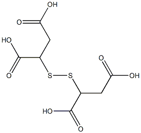 2,2'-Dithiodisuccinic acid Structure