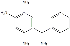 (2,4,5-トリアミノフェニル)フェニルメタンアミン 化学構造式