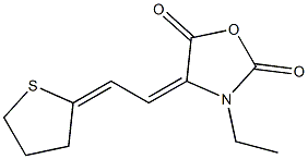 4-[2-(Thiolan-2-ylidene)ethylidene]-3-ethyloxazolidine-2,5-dione