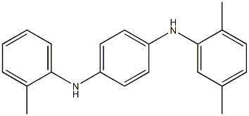 N-(2,5-Dimethylphenyl)-N'-(2-methylphenyl)-p-phenylenediamine 结构式