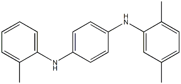 N-(2,5-Dimethylphenyl)-N'-(2-methylphenyl)-p-phenylenediamine,,结构式