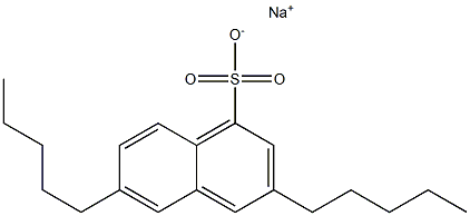 3,6-Dipentyl-1-naphthalenesulfonic acid sodium salt