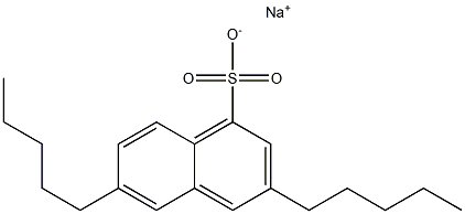  3,6-Dipentyl-1-naphthalenesulfonic acid sodium salt