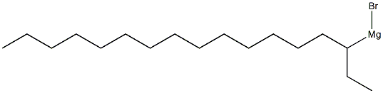 (1-エチルペンタデシル)マグネシウムブロミド 化学構造式