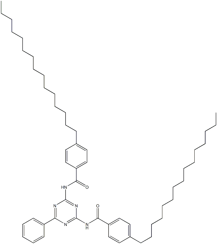 N,N'-(6-Phenyl-1,3,5-triazine-2,4-diyl)bis(4-pentadecylbenzamide)