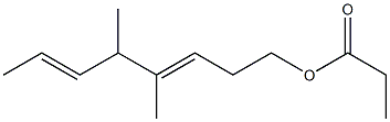  Propionic acid 4,5-dimethyl-3,6-octadienyl ester