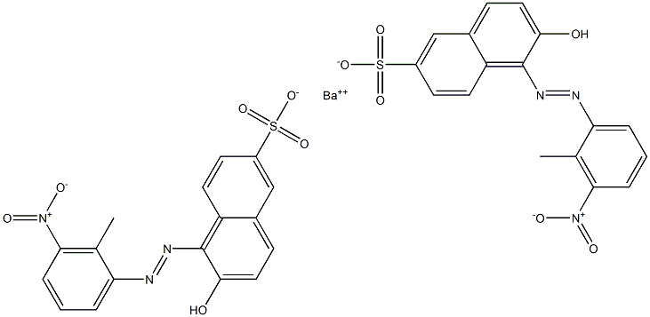 Bis[1-[(2-methyl-3-nitrophenyl)azo]-2-hydroxy-6-naphthalenesulfonic acid]barium salt