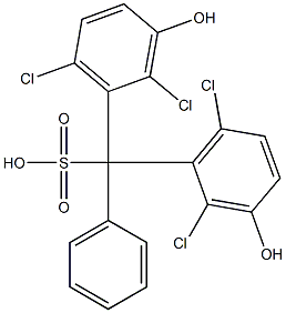 Bis(2,6-dichloro-3-hydroxyphenyl)phenylmethanesulfonic acid|