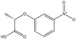 [S,(-)]-2-(m-Nitrophenoxy)propionic acid 结构式