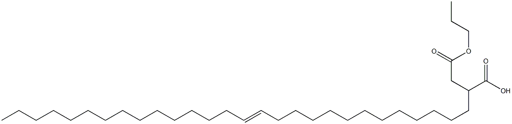 2-(13-Octacosenyl)succinic acid 1-hydrogen 4-propyl ester 结构式