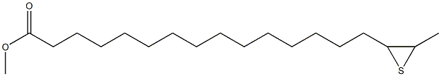 16,17-Epithiostearic acid methyl ester Structure