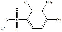 3-Amino-2-chloro-4-hydroxybenzenesulfonic acid lithium salt|