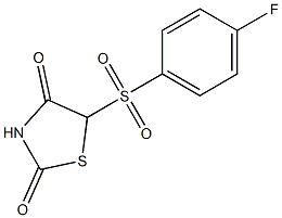 5-(4-Fluorophenylsulfonyl)thiazolidine-2,4-dione