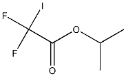 Difluoroiodoacetic acid (1-methylethyl) ester,,结构式