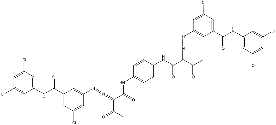 3,3'-[1,4-Phenylenebis[iminocarbonyl(acetylmethylene)azo]]bis[N-(3,5-dichlorophenyl)-5-chlorobenzamide]|