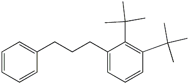 1-(2,3-Di-tert-butylphenyl)-3-phenylpropane Structure