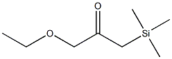 1-Ethoxy-3-trimethylsilyl-2-propanone 结构式