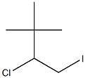 2-Chloro-1-iodo-3,3-dimethylbutane Structure