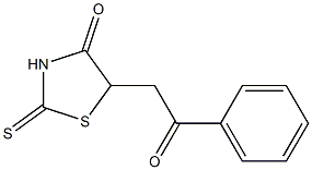 Dihydro-2-thioxo-5-[(phenylcarbonyl)methyl]thiazol-4(5H)-one Structure