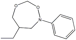 2-Phenyl-4-ethyl-tetrahydro-1,6,2-dioxazepine