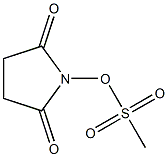 Methanesulfonic acid 2,5-dioxopyrrolidine-1-yl ester Structure