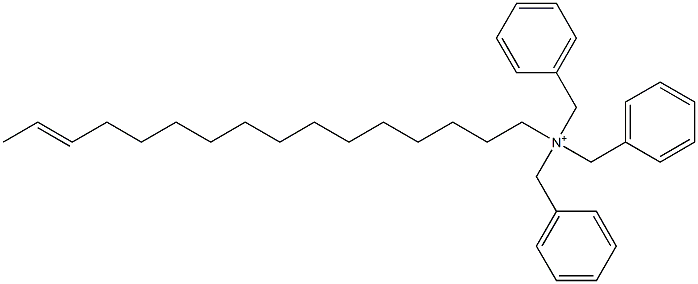 (14-Hexadecenyl)tribenzylaminium Struktur