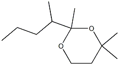 2,4,4-Trimethyl-2-(1-methylbutyl)-1,3-dioxane|