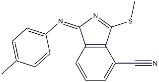 4-Cyano-3-methylthio-1-(4-methylphenylimino)-1H-isoindole