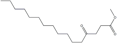 4-Oxohexadecanoic acid methyl ester Structure