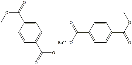 Bis(4-methoxycarbonylbenzoic acid)barium salt 结构式