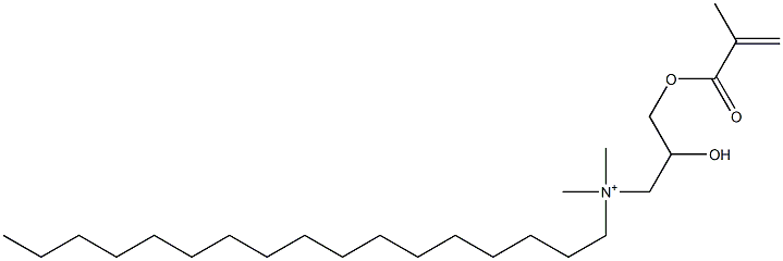 N-[2-Hydroxy-3-(methacryloyloxy)propyl]-N,N-dimethylheptadecan-1-aminium